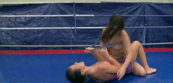  Nude Fight Club presents Tiffany Doll vs Denise Sky